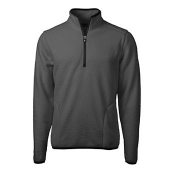 Cutter & Buck Cascade Eco Sherpa Fleece Mens Quarter Zip Jacket