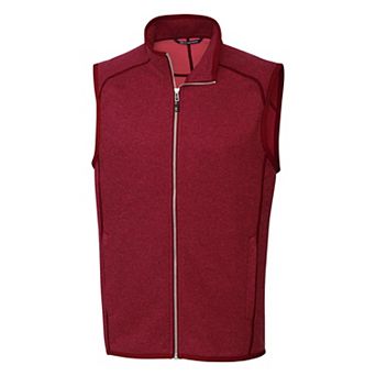 Cutter & Buck Mainsail Sweater-Knit Mens Full Zip Vest