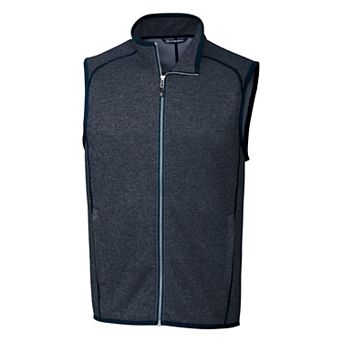 Cutter & Buck Mainsail Sweater-Knit Mens Full Zip Vest