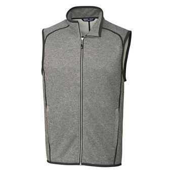 Cutter & Buck Mainsail Sweater-Knit Mens Full Zip Vest