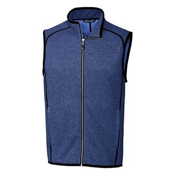 Cutter & Buck Mainsail Sweater-Knit Mens Full Zip Vest