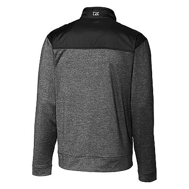 Cutter & Buck Stealth Hybrid Quilted Mens Big and Tall Full Zip Windbreaker Jacket