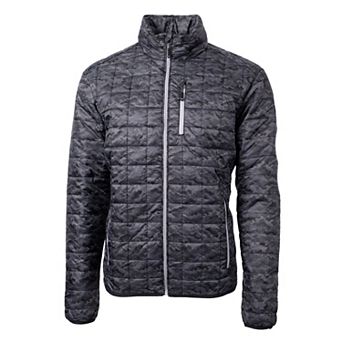 Cutter & Buck Rainier PrimaLoft® Mens Eco Insulated Full Zip Printed Puffer Jacket