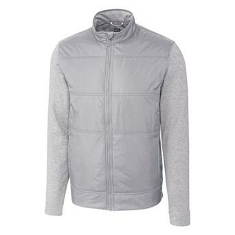 Cutter & Buck Stealth Hybrid Quilted Mens Full Zip Windbreaker Jacket