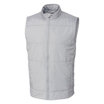 Cutter & Buck Stealth Hybrid Quilted Mens Big and Tall Windbreaker Vest
