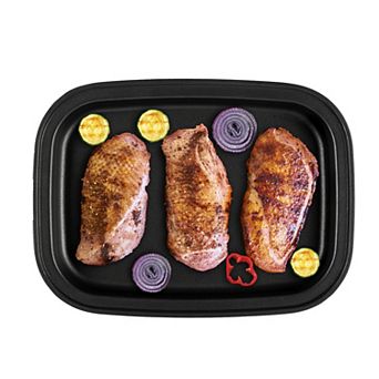 Nonstick Grill Flat Plate Removable Casting Aluminum Grilling Plate