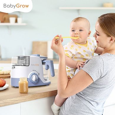 BabyGrow Baby Food Maker, Multi-Function All-in-one Food Processor