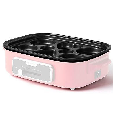 Nonstick Grill Pancake Plate Removable Casting Aluminum Grilling Plate