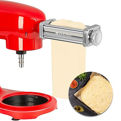 Ventray 3-Piece Pasta Roller & Cutter Set, Stainless Steel Pasta Maker Attachments Set for Stand Mixer
