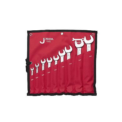 Jetech Combination Wrench Set (8mm - 24mm), Metric, 9PCS