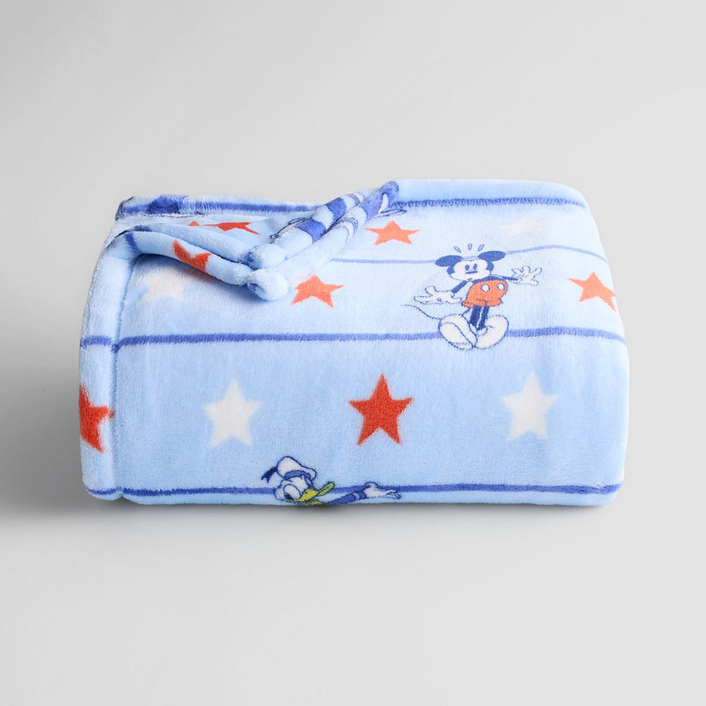Disney Americana Oversized Supersoft Printed Plush Throw Blanket by The ...