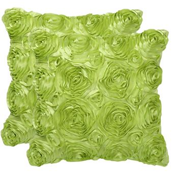 3d Flowers Throw Decorative Pillow Cover For Bed Sofa Couch (2-pack)