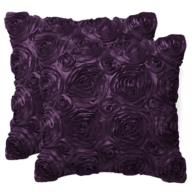 Floral Printed Throw Pillow Covers for Sofa Couch Bed 