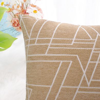 2PCS Stylish Simplicity Polyester Cushion Cover Sofa Throw Pillow Case Home