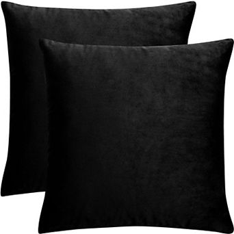 Soft Velvet Throw Pillow Covers (pack Of 2)