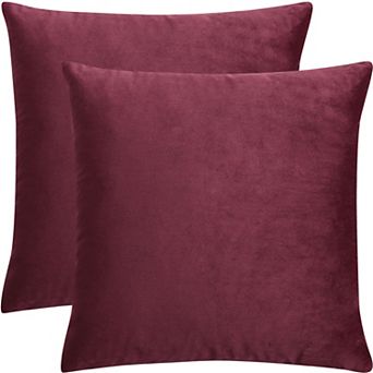 Soft Velvet Throw Pillow Covers (pack Of 2)