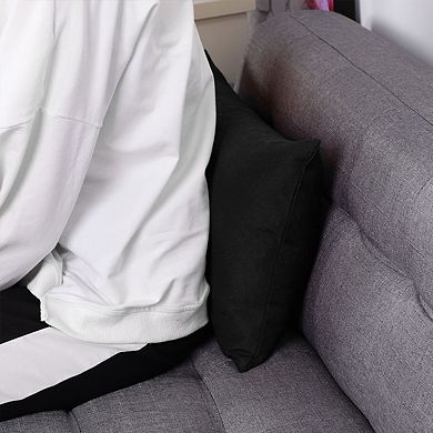 Checkered Grid Style Plaid Throw Pillow Cushion Cover for Home Office Car 12" x 20"