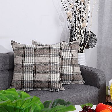 Buffalo Check Plaid Throw Pillow Case Sofa Waist Cushion Cover Home Bedding
