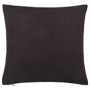 Decorative Throw Pillow Cover Corduroy Corn Striped Cushion Cover, 18" X 18"