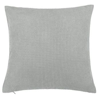 Decorative Throw Pillow Cover Corduroy Corn Striped Cushion Cover, 18" X 18"