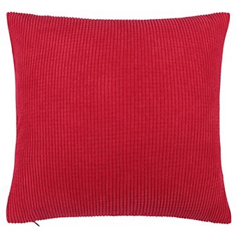 Decorative Throw Pillow Cover Corduroy Corn Striped Cushion Cover, 18" X 18"