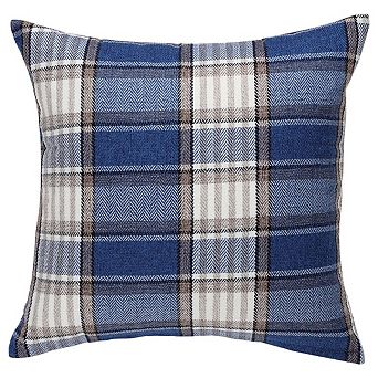 Throw Pillow Case Classic Retro Plaid Pillow Cover Protector Cushion Cover for Office Bedding 18" x 18"