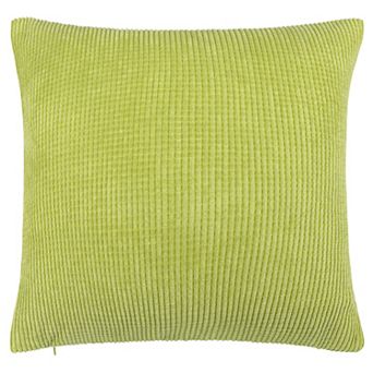 Decorative Throw Pillow Cover Corduroy Corn Striped Cushion Cover, 20" X 20"