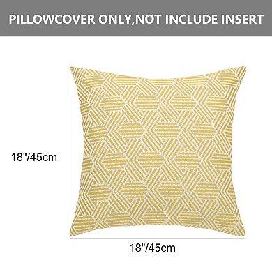 Geometric Polyester Throw Pillow Cover Waist Throw Cushion Cover Sofa Bedroom
