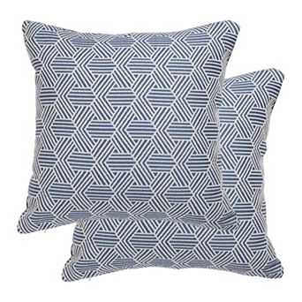 Geometric Polyester Throw Pillow Cover Waist Throw Cushion Cover Sofa Bedroom