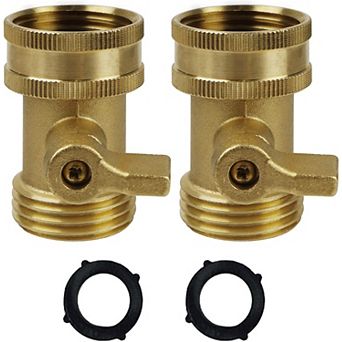 Twinkle Star 2 - Pack 3/4"" Brass Hose Shut Off Valve