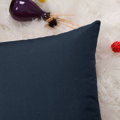 2pcs Classic Check Plaid Square Throw Pillow Cover Cushion Case Green & White