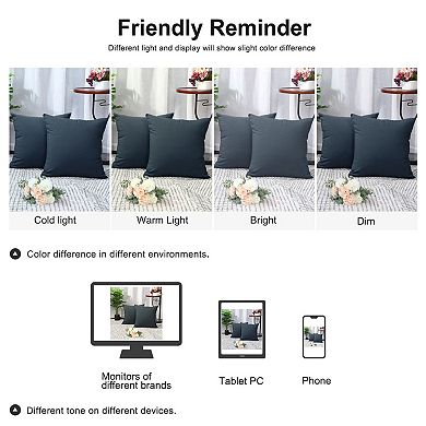 2pcs Classic Check Plaid Square Throw Pillow Cover Cushion Case Green & White