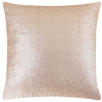 Decorative Square Shiny Sparkling Soft Sequin Throw Pillow Cover Sofa Couch