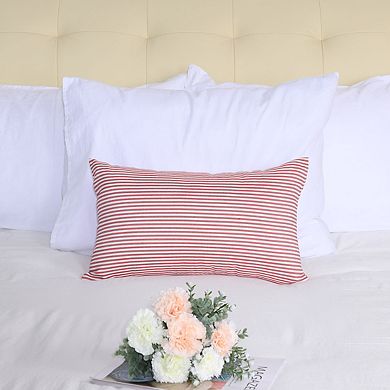 Checkered Grid Style Plaid Throw Pillow Cushion Cover for Home Office Car Decorative 12" x 20"