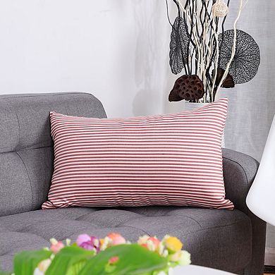 Checkered Grid Style Plaid Throw Pillow Cushion Cover for Home Office Car Decorative 12" x 20"