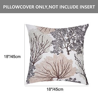 Stylish Simplicity Polyester Cushion Cover Throw Pillow Case for Sofa 18" x 18"