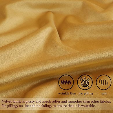 Decorative Velvet Throw Pillow Covers Soft Square Cushion Cover Pillowcase 1Pcs 18" x 18"