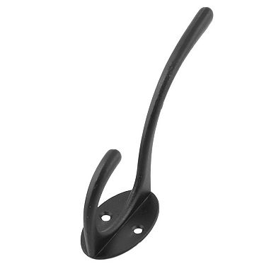 Kitchen Drawer Wall Door Clothes Hat Bag Hanger Hook Holder Black 3 Pcs