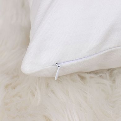 Gold Stamping Soft Square Throw Pillow Covers Set Love Letter