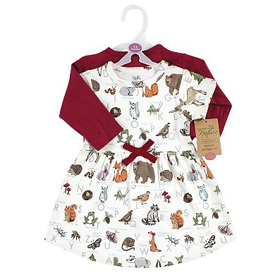Touched by Nature Baby Girls Organic Cotton Dress and Cardigan