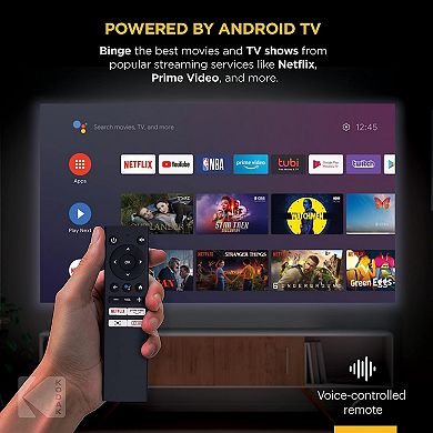 KODAK FLIK HD9 Smart Projector, Portable Movie Projector with Android TV & Bluetooth