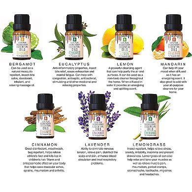 Pursonic 14 Pack Of 100% Pure Essential Aromatherapy Oils