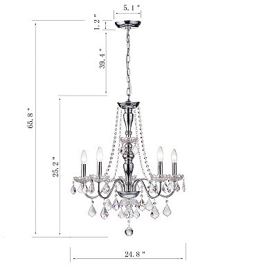 Greenville Signature 5-Light Candle Style Chandelier