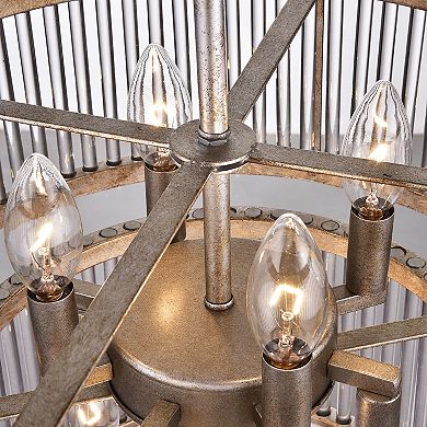 Greenville Signature 8-Light Tiered Chandelier for Dining/Living Room, Office, Bedroom