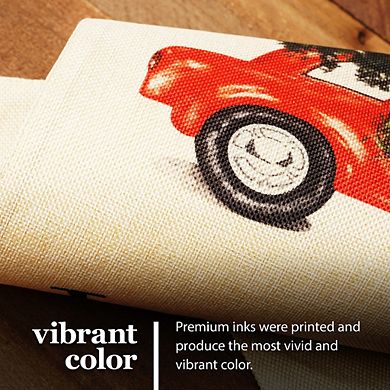 G128 Garden Flag Christmas Decoration Christmas Tree on Car 12"x18"