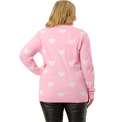 Women's Plus Size Long Sleeve Lightweight V Neck Cardigan Sweater