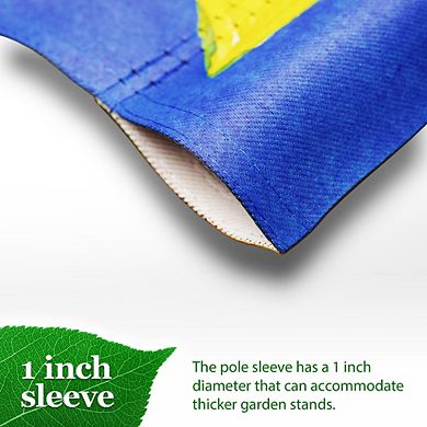 G128 Garden Flag Summer Decoration Family & Friends Sunflowers 12"x18"