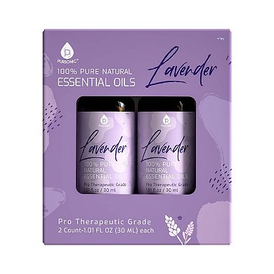 Pursonic 100% Natural Lavender Essential Oils, Pro Therapeutic Grade