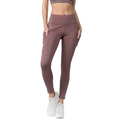 Women's High-Waist Leggings with Pockets for Work Outs, Yoga Ankle-Length Activewear