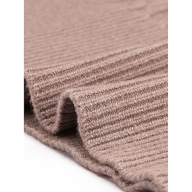 Plus Size Sweater Dress for Women Long Sleeve Knit Pullover Short Sweater Dresses